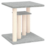 Vidaxl Scratching Post con piattaforme 50 cm grigio chiaro