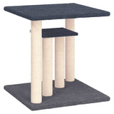 Vidaxl scratching post with platforms 50 cm dark gray