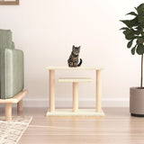 Vidaxl Scratching Post con piattaforme 62,5 cm crema