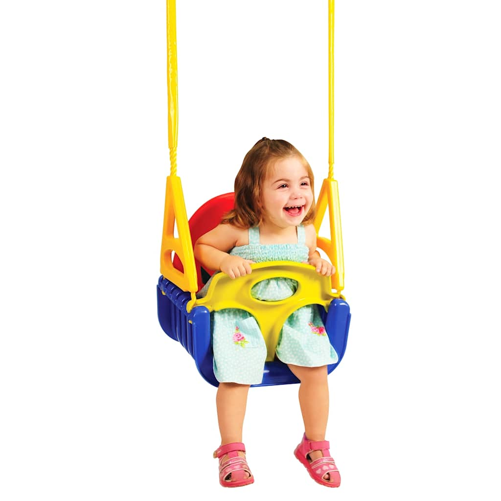 Asiento colgante Vidaxl para niños 3-en-1 29x40x39.5 cm de polipropeno