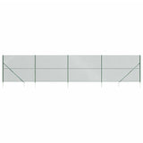 Vidaxl gaashek met grondankers 1,6x10 m groen
