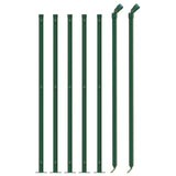 Vidaxl gaashek met flens 0,8x10 m groen