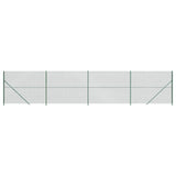 Vidaxl gaashek met flens 1,4x10 m groen