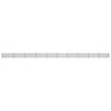 Vidaxl gaashek met flens 0,8x25 m groen