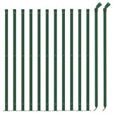 Vidaxl gaashek met flens 0,8x25 m groen