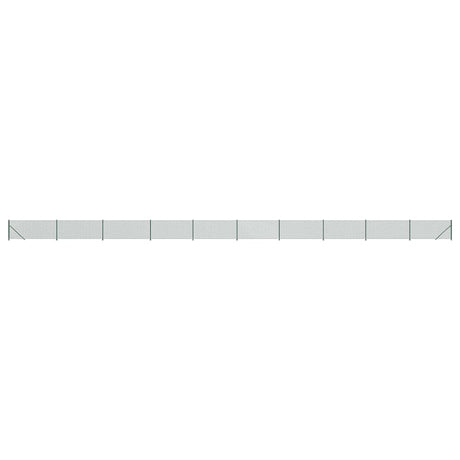 Vidaxl gaashek met flens 1x25 m groen