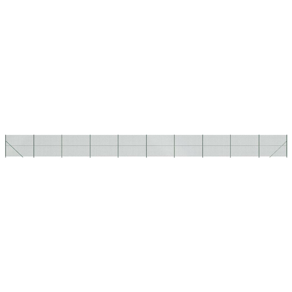 VidaXL Gaashek met flens 1,8x25 m groen