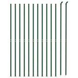 VidaXL Gaashek met flens 1,8x25 m groen