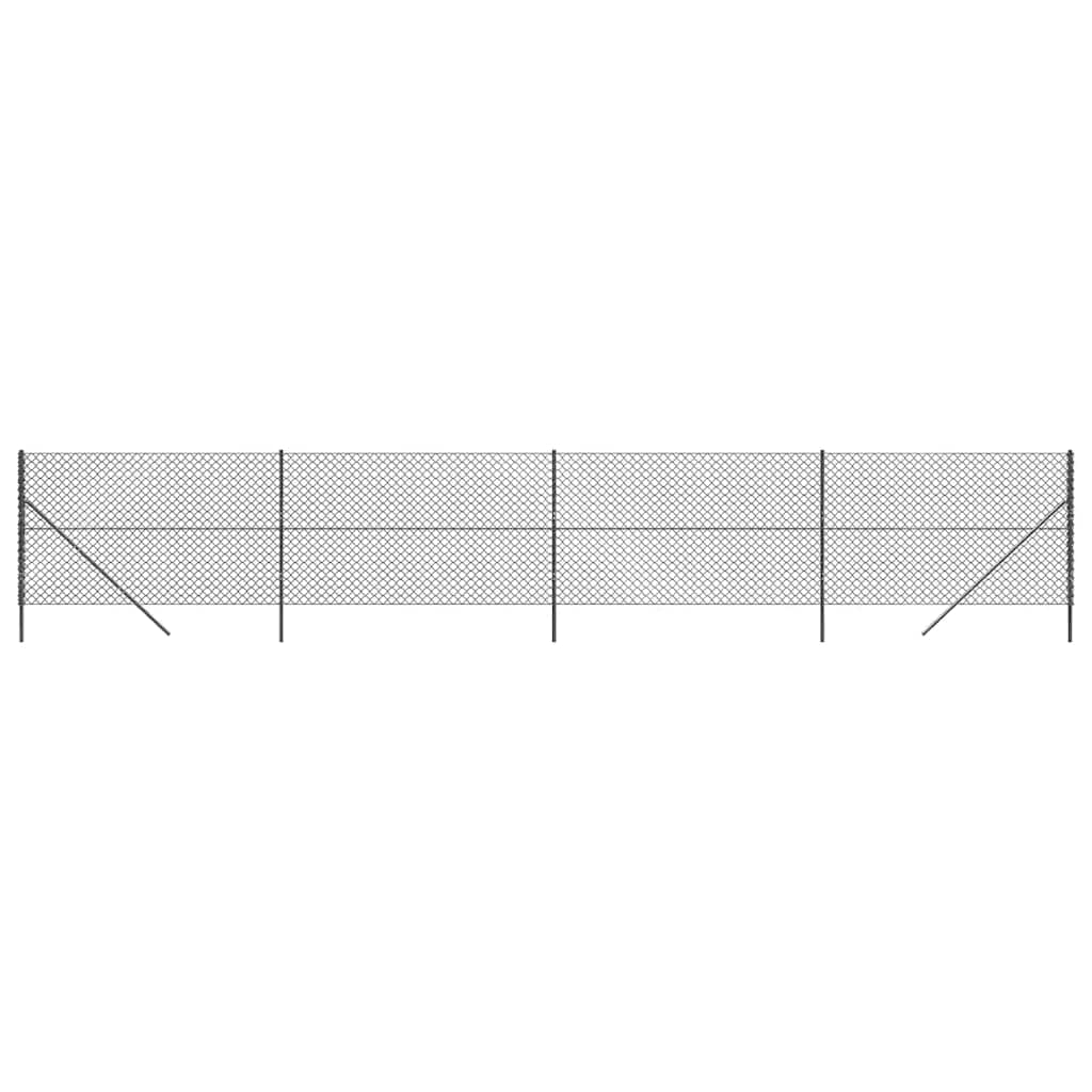 Vidaxl gaashek 1,6x10 m antracietkleurig