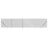 Fence a maglie Vidaxl con ancore di terra 1.8x10 M antracite