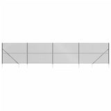 VidaXL Gaashek met grondankers 2,2x10 m antracietkleurig