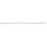Vidaxl gaashek 0,8x25 m zilverkleurig