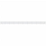 Vidaxl mesh fence 1.6x25 m silver colored