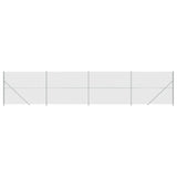 Vidaxl gaashek met flens 1,8x10 m zilverkleurig