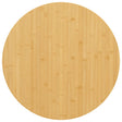 Vidaxl tafelblad ø 60x4 cm bamboe
