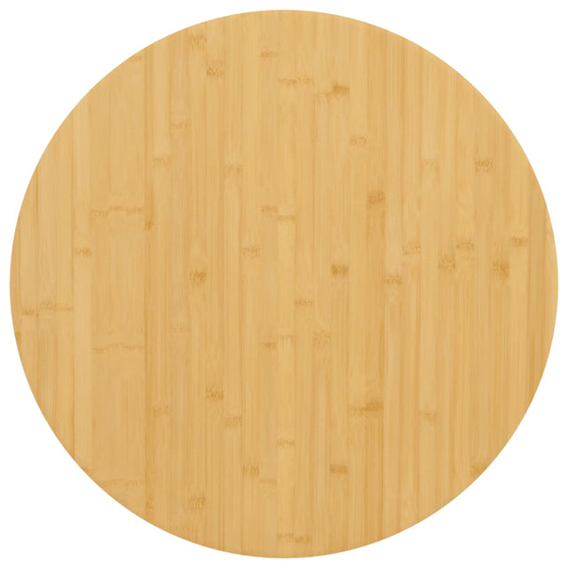 Vidaxl tafelblad ø 60x4 cm bamboe