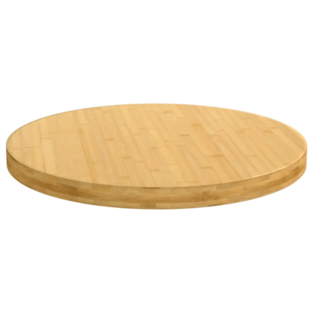 Vidaxl tafelblad ø 60x4 cm bamboe