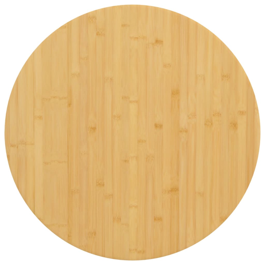 Vidaxl tafelblad ø 70x4 cm bamboe