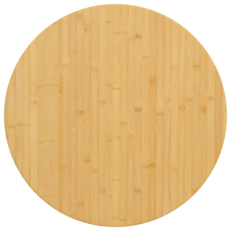 Vidaxl tafelblad ø 70x4 cm bamboe