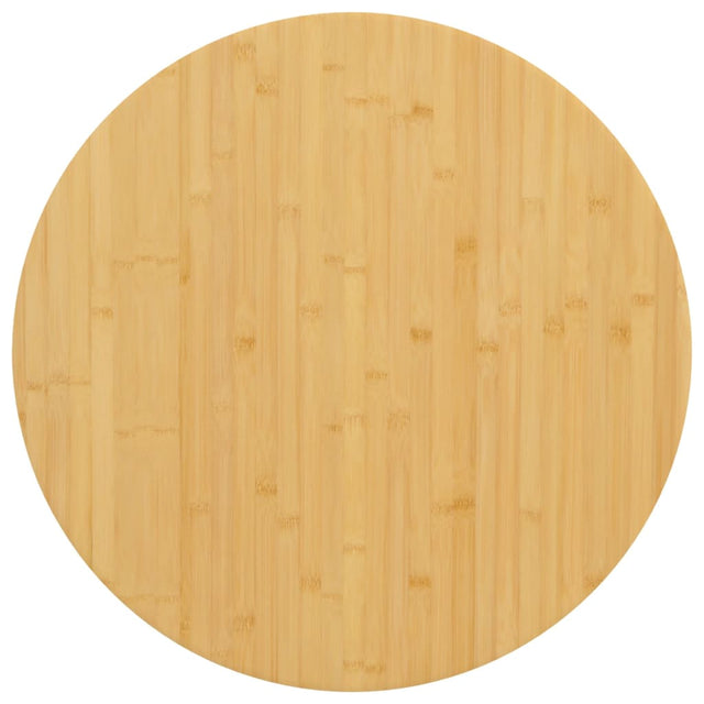 Vidaxl tafelblad ø 70x4 cm bamboe