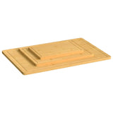 Vidaxl 3-piece cutting board set bamboo