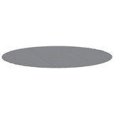 Vidaxl zwembadgrondzeil ø396 cm polyester geotextiel lichtgrijs