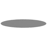 Vidaxl zwembadgrondzeil ø500 cm polyester geotextiel lichtgrijs