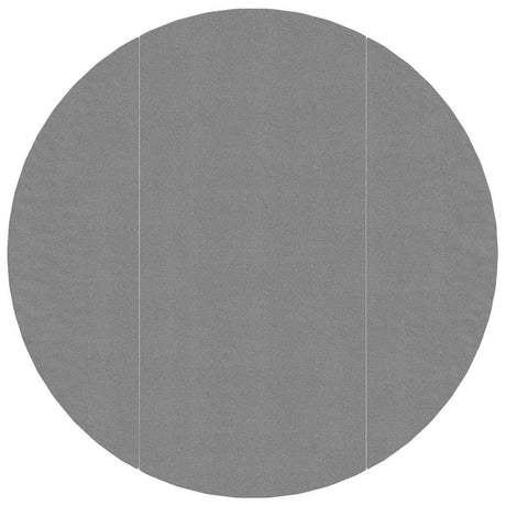 Vidaxl zwembadgrondzeil ø306 cm polyester geotextiel lichtgrijs