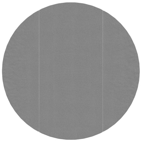 Vidaxl zwembadgrondzeil ø306 cm polyester geotextiel lichtgrijs