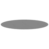 Vidaxl zwembadgrondzeil ø428 cm polyester geotextiel lichtgrijs