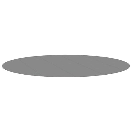 Vidaxl zwembadgrondzeil ø550 cm polyester geotextiel lichtgrijs