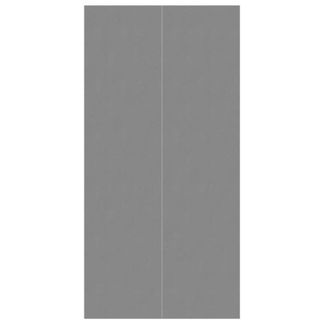 Vidaxl zwembadgrondzeil 500x250 cm polyester geotextiel lichtgrijs