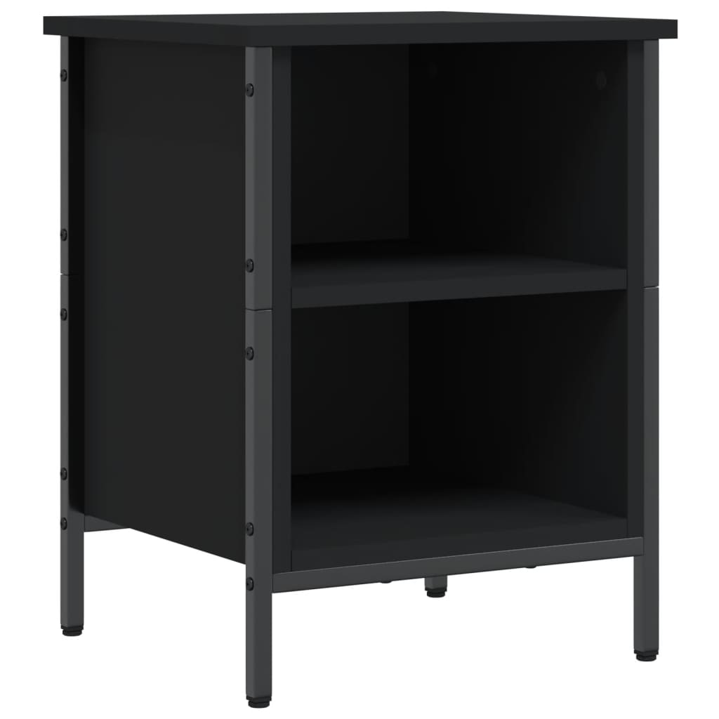 VidaXL Shoe cabinet 38x35x50 cm Properted Wood Black