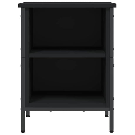 Vidaxl schoenenkast 38x35x50 cm bewerkt hout zwart