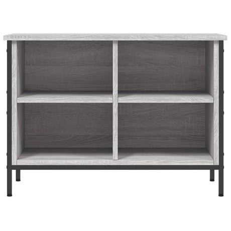 Vidaxl schoenenkast 69x35x50 cm bewerkt hout grijs sonoma eikenkleurig