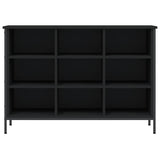 Vidaxl schoenenkast 100x35x70 cm bewerkt hout zwart