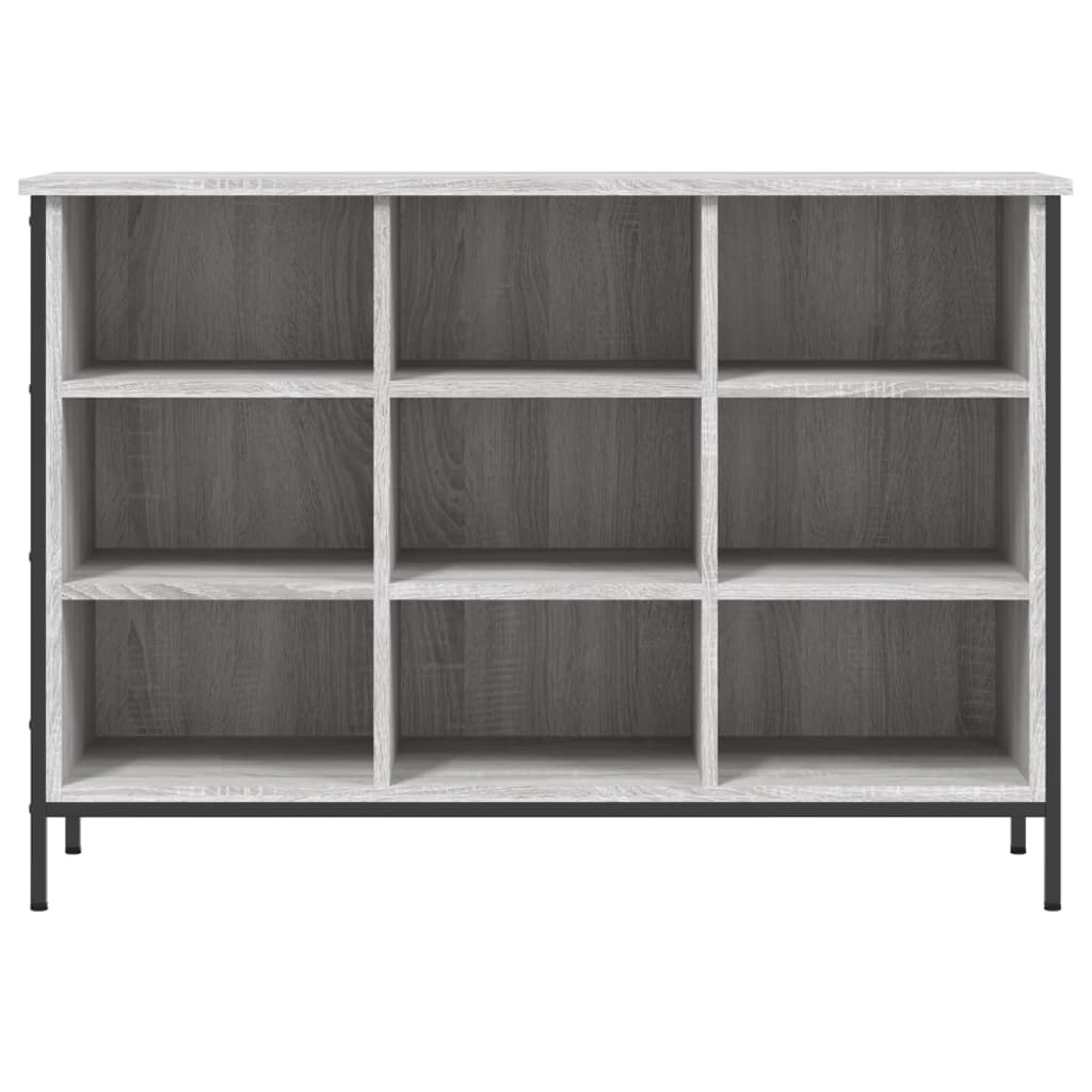 Vidaxl schoenenkast 100x35x70 cm bewerkt hout grijs sonoma eikenkleur