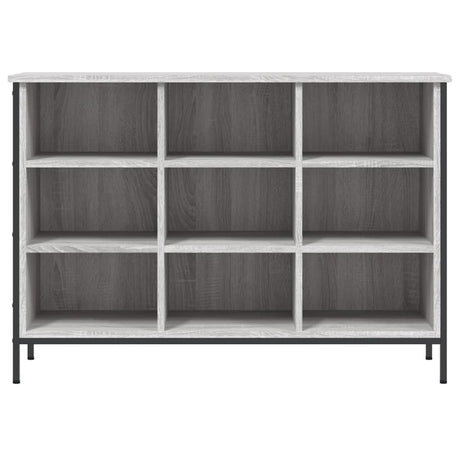 Vidaxl schoenenkast 100x35x70 cm bewerkt hout grijs sonoma eikenkleur