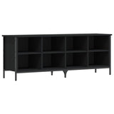 Vidaxl Cabinet da scarpe 131x35x50 cm Proprieted Black