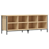 Vidaxl Schong Cabinet 131x35x50 cm Properted Holz Sonoma Oakfaarf