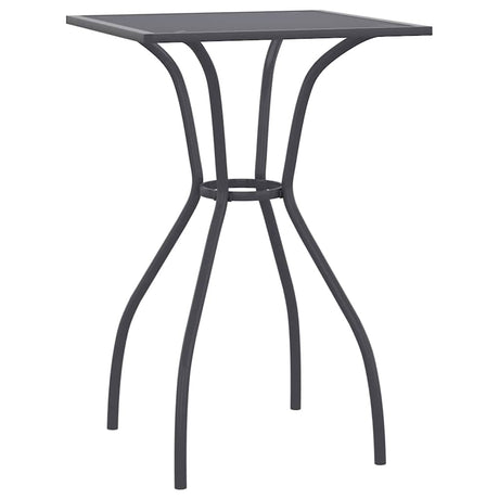 Vidaxl tuintafel 50x50x72 cm staalgaas antracietkleurig