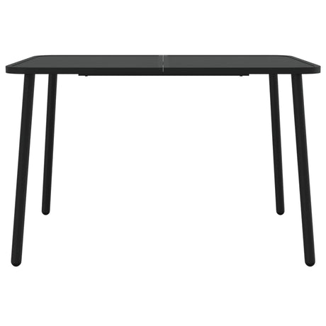 Vidaxl tuintafel 110x80x71 cm staal antracietkleurig