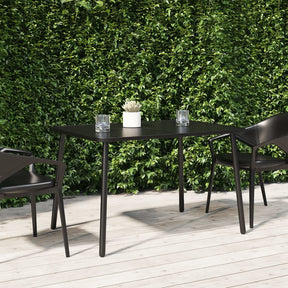 Vidaxl tuintafel 110x80x71 cm staal antracietkleurig
