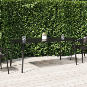 Vidaxl tuintafel 165x80x71 cm staal antracietkleurig