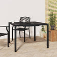 Vidaxl tuintafel 100x100x72 cm staal antracietkleurig