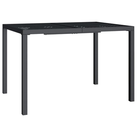 Vidaxl tuintafel 110x80x72 cm staal antracietkleurig