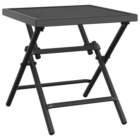 Vidaxl tuintafel 38x38x38 cm staalgaas antracietkleurig