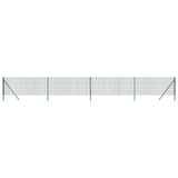 Vidaxl draadgaashek 1x10 m gegalvaniseerd staal groen