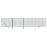 Vidaxl Wire Mesh Fet 1.8x10 M Galvaniserat stålgrönt