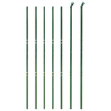 Vidaxl draadgaashek 1,8x10 m gegalvaniseerd staal groen